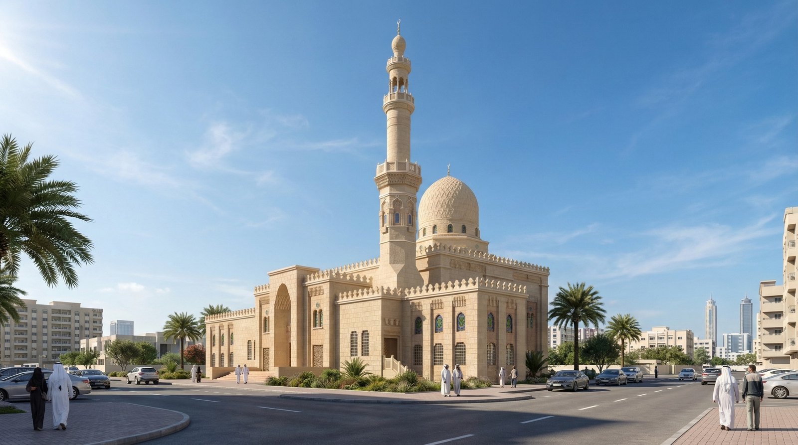 350-Prayers Mosque
